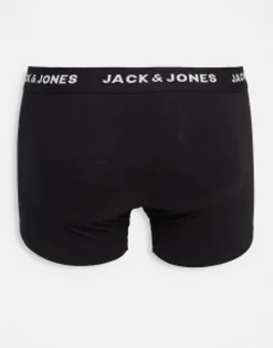 Underwear*Jack & Jones 5 Pack Trunks In Black