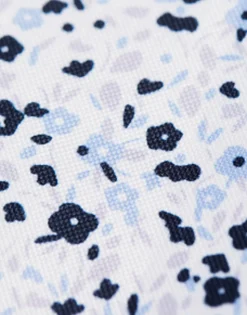 Ties*Jack & Jones Beige Print Pocket Square White Pepper