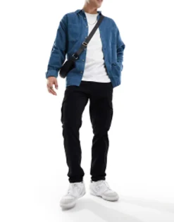 Trousers & Chinos*Jack & Jones Cargo Slim Fit In Black
