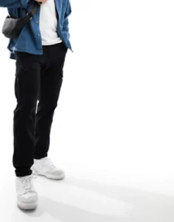 Trousers & Chinos*Jack & Jones Cargo Slim Fit In Black