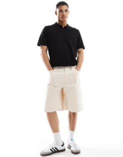 Polo Shirts*Jack & Jones Essentials Slim Fit Pique Logo Polo In Black
