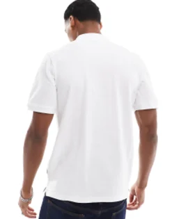 Polo Shirts*Jack & Jones Essentials Slim Fit Pique Logo Polo In White