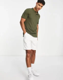 Polo Shirts*Jack & Jones Essentials Slim Fit Pique Logo Polo In Green Olive Night