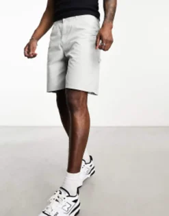 Shorts*Jack & Jones Intelligence Loose Fit Worker Carpenter Short In Grey High-Rise