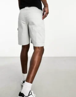 Shorts*Jack & Jones Intelligence Loose Fit Worker Carpenter Short In Grey High-Rise