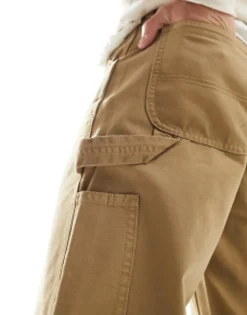 Trousers & Chinos*Jack & Jones Loose Fit Carpenter Trousers In Beige Otter