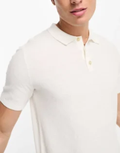 Polo Shirts*Jack & Jones Premium Pique Polo In White Tofu
