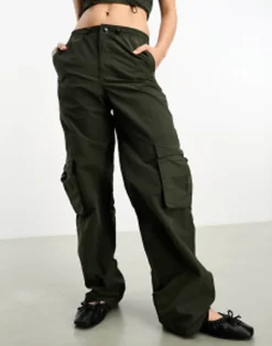 Trousers & Leggings*JJXX Relaxed Fit Cargo Trousers Co-Ord In Dark Khaki Rosin