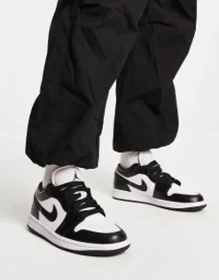 Sportswear*Jordan Aj1 Low Trainers In And Black White