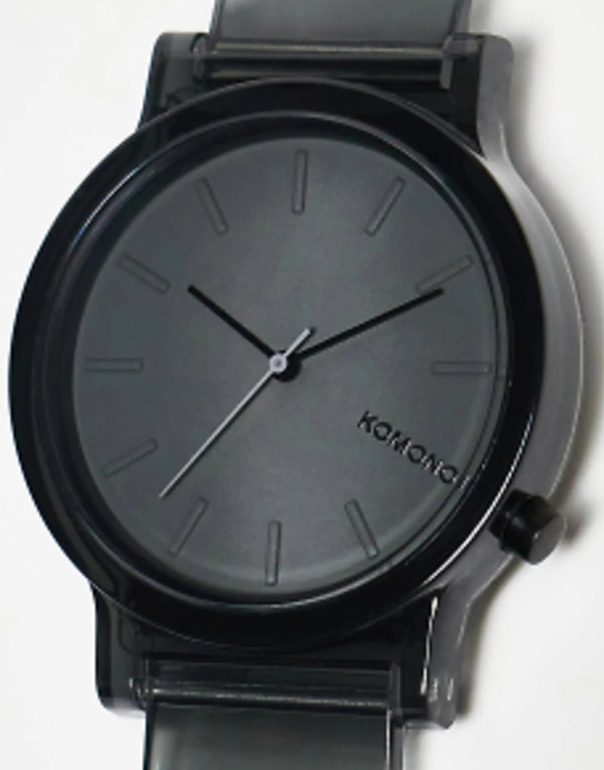 Watches*Komono Mono Clear Watch In Specter Black