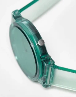 Watches*Komono Mono Clear Watch In Aqua Green