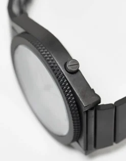 Watches*Komono Ray Solid Watch In Grey Gunmetal