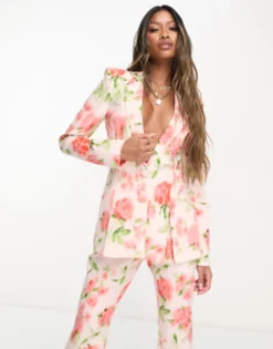 Suits & Tailoring*Luxe Suit Blazer And Trouser In Floral Print - Multi