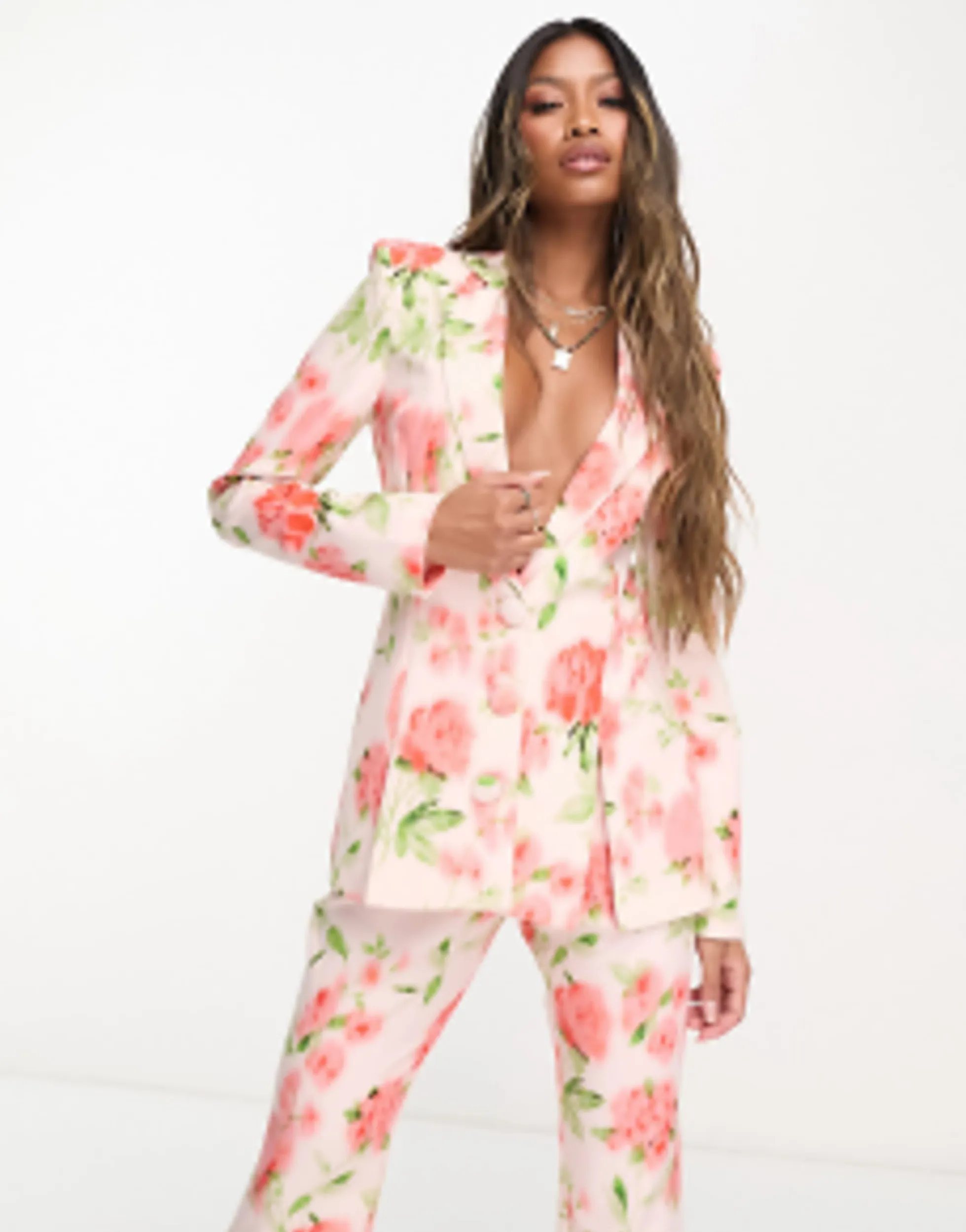 Suits & Tailoring*Luxe Suit Blazer And Trouser In Floral Print - Multi