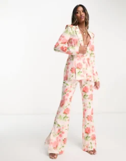Suits & Tailoring*Luxe Suit Blazer And Trouser In Floral Print - Multi