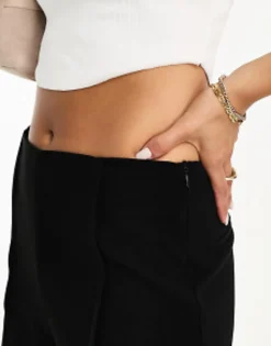 Shorts*Mango High Waist Tailored Short In Black