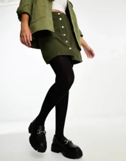 Socks & Tights*Monki 2 Pack 60 Denier Tights In Black