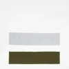 Hair Accessories*Monki 2 Pack Headbands In Grey Melange And Khaki Green Multi