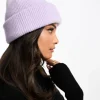 Beanies*Monki Ribbed Beanie Hat In Lilac