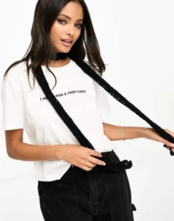 Scarves*Monki Skinny Scarf In Black
