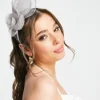 Hair Accessories*My Accessories London Floral Fascinator Headband In Grey