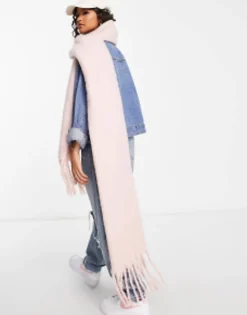 Scarves*My Accessories London Super Soft Blanket Scarf In Light Pink