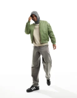 Beanies*My Accessories Man Knitted Loose Balaclava In Grey