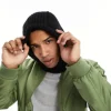 Beanies*My Accessories Man Knitted Loose Balaclava In Black