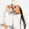 Beanies*Napapijri Semiury Bobble Beanie In Cream Off-White