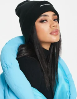 Beanies*New Balance Linear Logo Beanie In Black