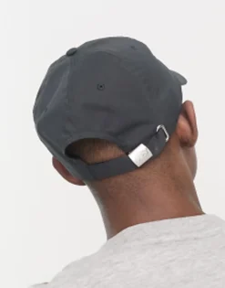 Caps*New Balance Linear Logo Cap In Charcoal