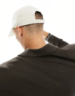 Caps*New Balance Linear Logo Cap In Oatmeal