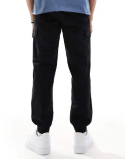 Trousers & Chinos*New Look Cuffed Cargo In Black