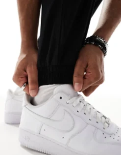 Trousers & Chinos*New Look Cuffed Cargo In Black