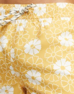Swimwear*New Look Lilypad Swim Shorts In Yellow Yellow Pattern