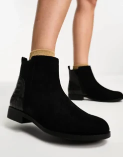 Chelsea Boots*New Look Wide Fit Flat Chelsea Boot In Black