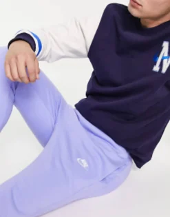Tracksuits*Nike Club Jogger In Light Thistle Light Blue