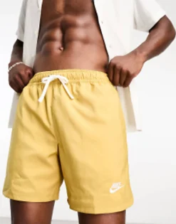 Shorts*Nike Club Woven Shorts In Gold