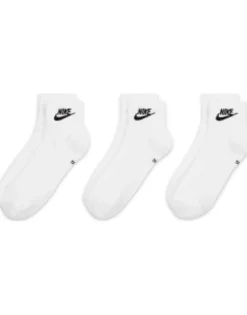 Gifts*Nike Everyday Essential 3 Pack Ankle Socks In White