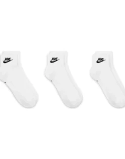 Gifts*Nike Everyday Essential 3 Pack Ankle Socks In White