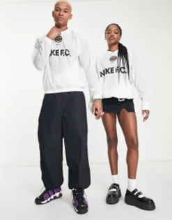 Sportswear*Nike Football Fc Retro Inspired Midlayer In Off White