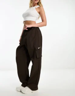 Trousers & Leggings*Nike Mini Swoosh Woven Cargo Trousers In Baroque Brown Baroque Brown/(Sail)