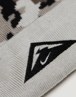 Beanies*Nike Running Trail Dri-Fit Unisex Camo Printed Beanie In Grey
