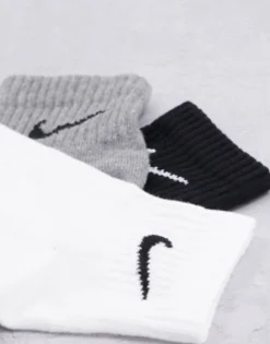 Socks & Tights*Nike Training 3 Pack Unisex Ankle Socks In Multi