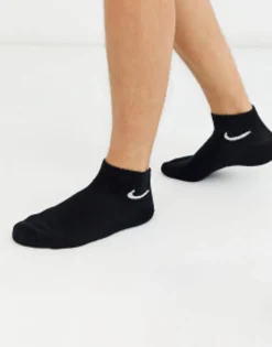 Socks*Nike Training Everyday Cushion Ankle Socks In Black