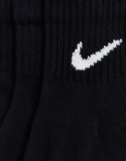 Socks*Nike Training Everyday Cushion Ankle Socks In Black