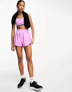 Shorts*Nike Training One Dri-Fit 3 Inch Shorts In Purple