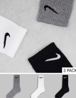 Sportswear*Nike Training Unisex 3 Pack Crew Socks In Multi