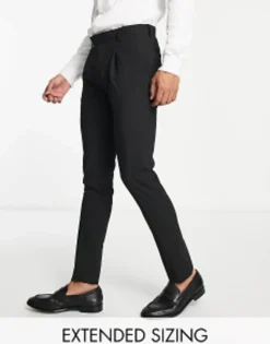 Suits & Tailoring*Noak 'Camden' Skinny Premium Fabric Suit In Black With Stretch