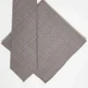 Ties*Noak Slim Tie And Pocket Square In Houndstooth Brown